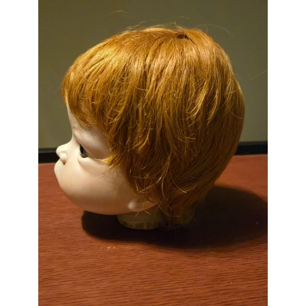 Boots Tyner Sugar‎ Britches Porcelain Doll Head 1986 Reproduction Ginger Hair